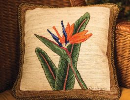 Bird of Paradise Punch Needle Pillow Pattern