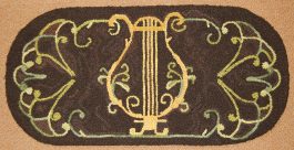 New Rugs Hooked from Embroidery Designs from the Past