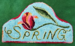 A Passion for Punch: A Calendar Hanger for Spring