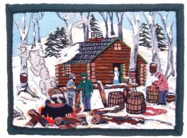 In a Little Cabin in the Woods: Alberta Haslett’s Hooking Heaven