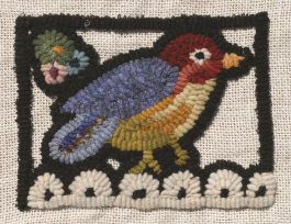 Primitive Eyelet Bird Pillow Pattern